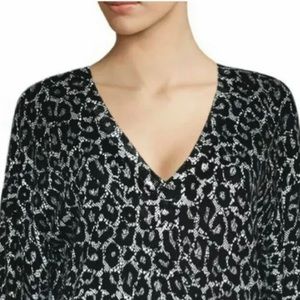 Michael Kors Leopard Print Sweater